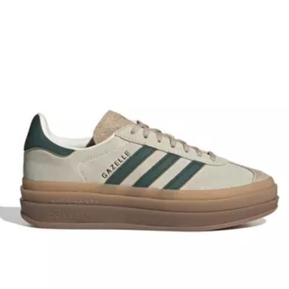 Adidas Gazelle Bold Cream White / Collegiate Green / Magic Beige